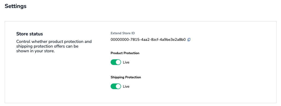 Merchant Portal Store ID